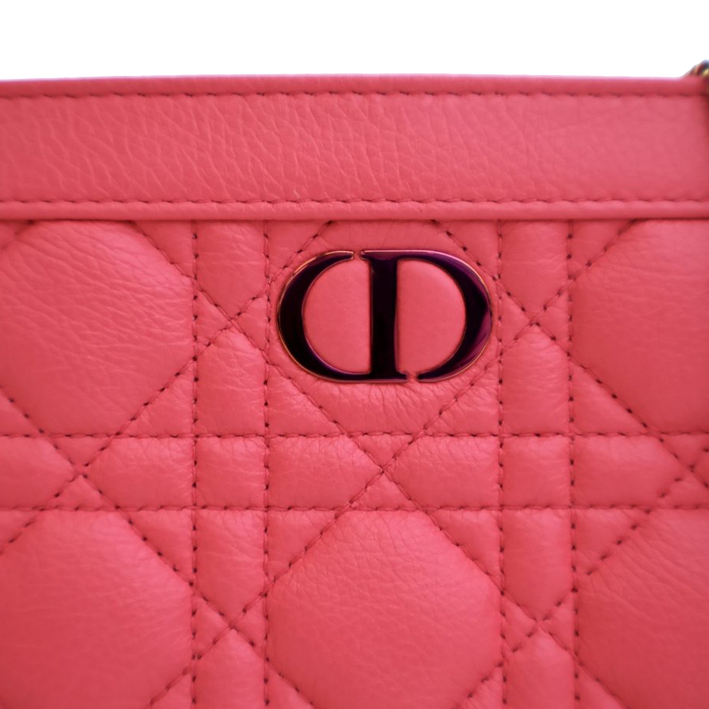Pre-Loved Dior Supple Cannage Calfskin Caro Every Dior Pouch - Picture 8 of 12